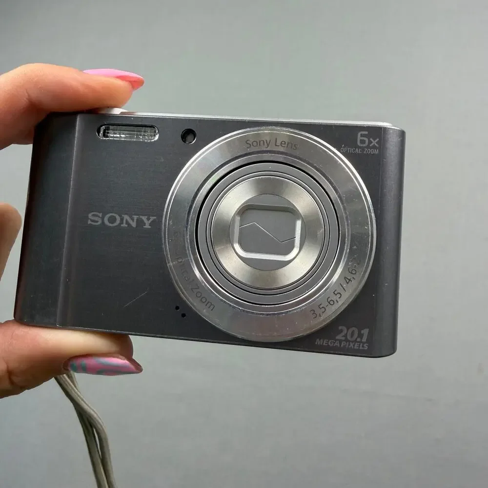 Y2K Sony Cyber Shot Digital Camera DSC-W810 Steady Shot 20.1 MP Bundle